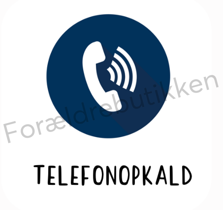 Piktogram - Telefonopkald Pædagogisk legetøj