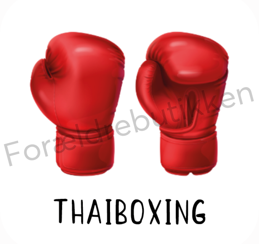 Piktogram - Thaiboxing Pædagogisk legetøj