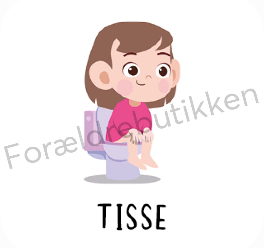 Piktogram - Tisse (Pige) Pædagogisk Legetøj