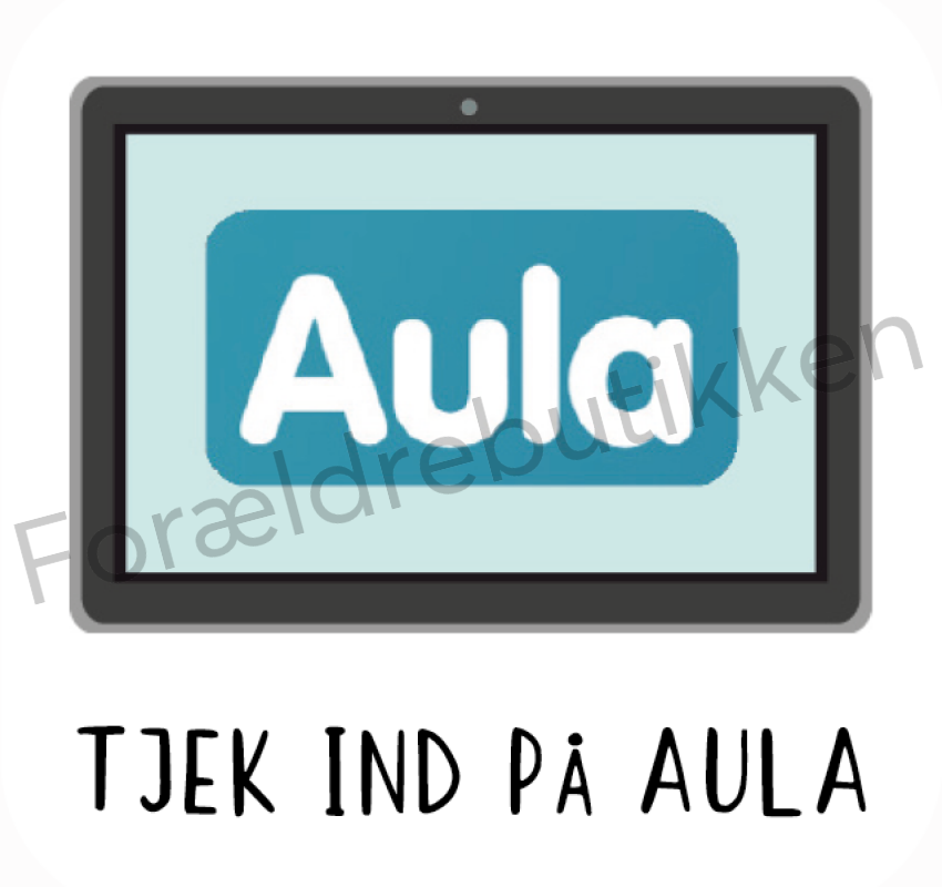 Piktogram - Tjek ind på aula Pædagogisk legetøj