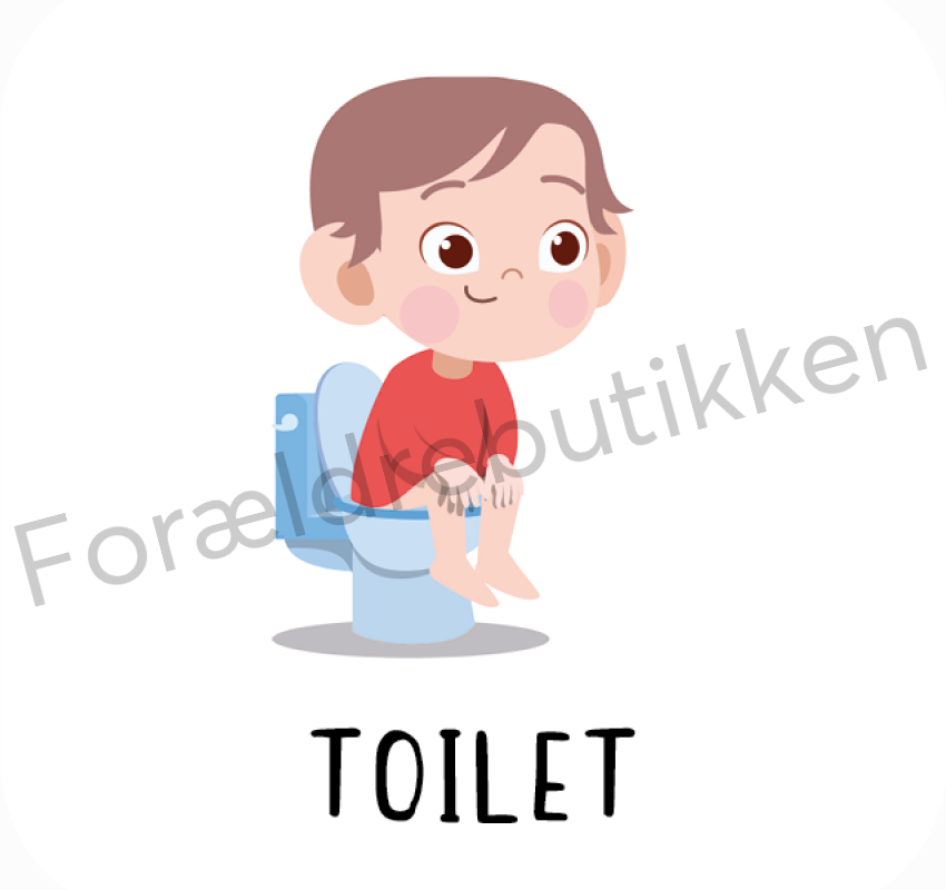 Piktogram Brik - Toilet (Dreng) Pædagogisk Legetøj