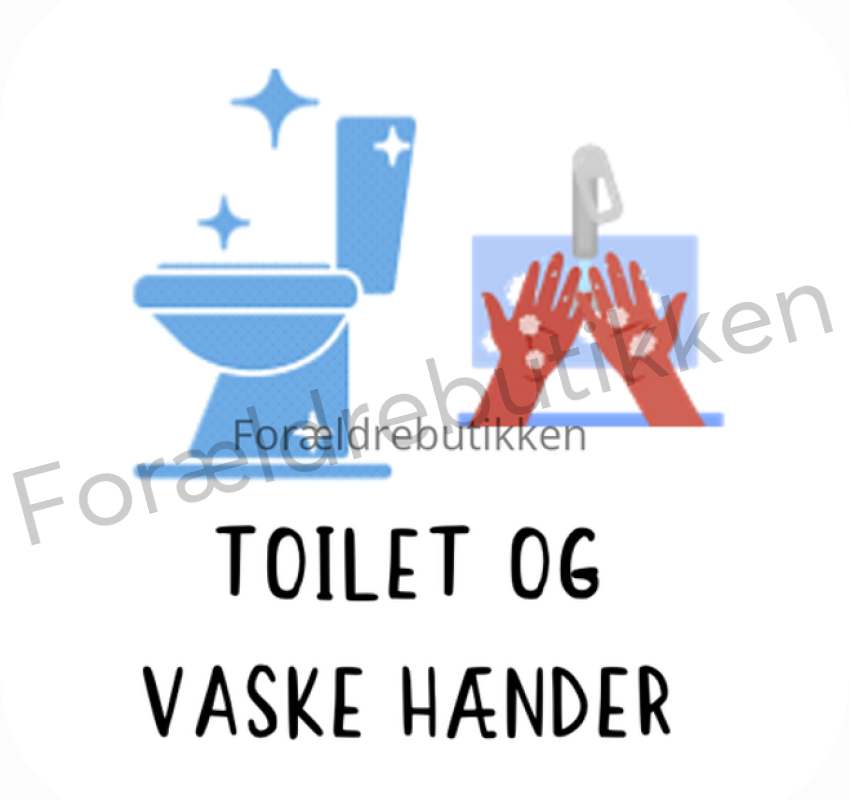 piktogrambrik - toilet og vaske hænder