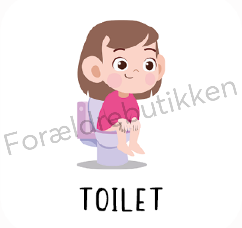 Piktogram - Toilet (Pige) Pædagogisk Legetøj