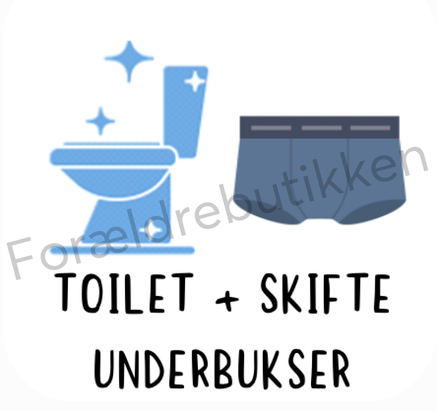 Piktogram - Toilet + Skifte Underbukser Pædagogisk Legetøj
