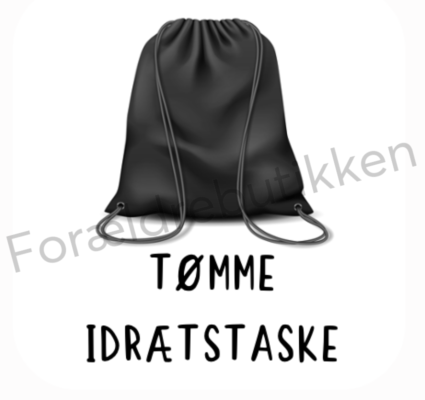Piktogram Brik - Tømme Idrætstaske Pædagogisk Legetøj