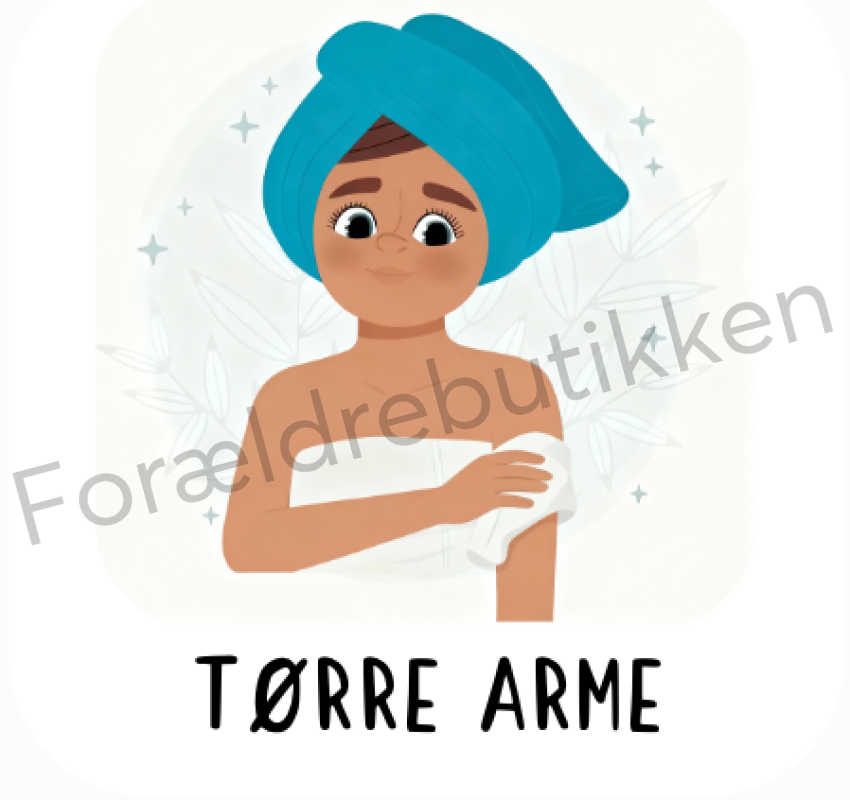 Piktogram - Tørre arme Pædagogisk legetøj