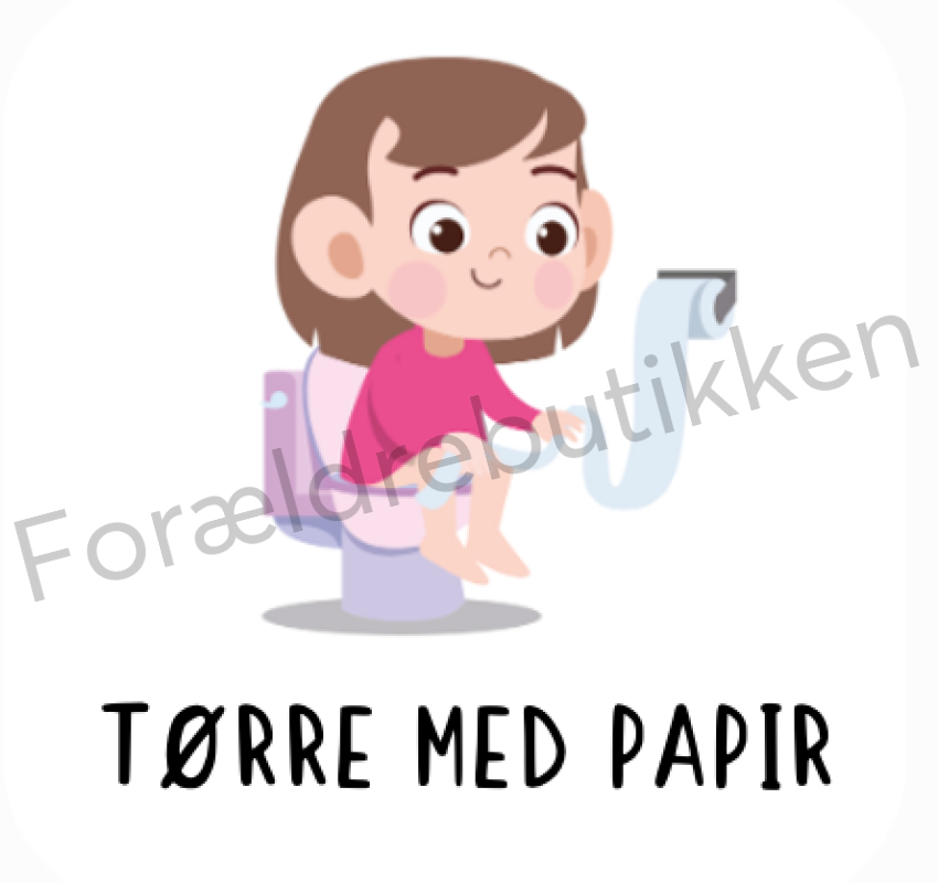 Piktogram Brik - Tørre Med Papir Pædagogisk Legetøj