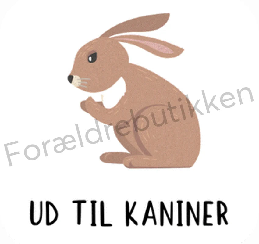 piktogrambrik - brun kanin