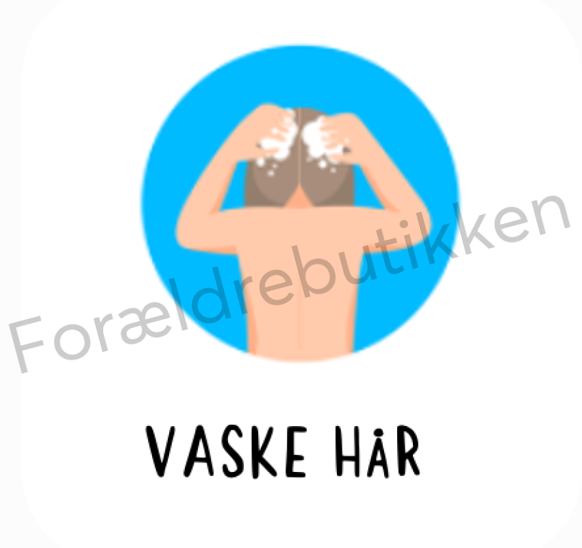Piktogram - Vaske hår Pædagogisk legetøj