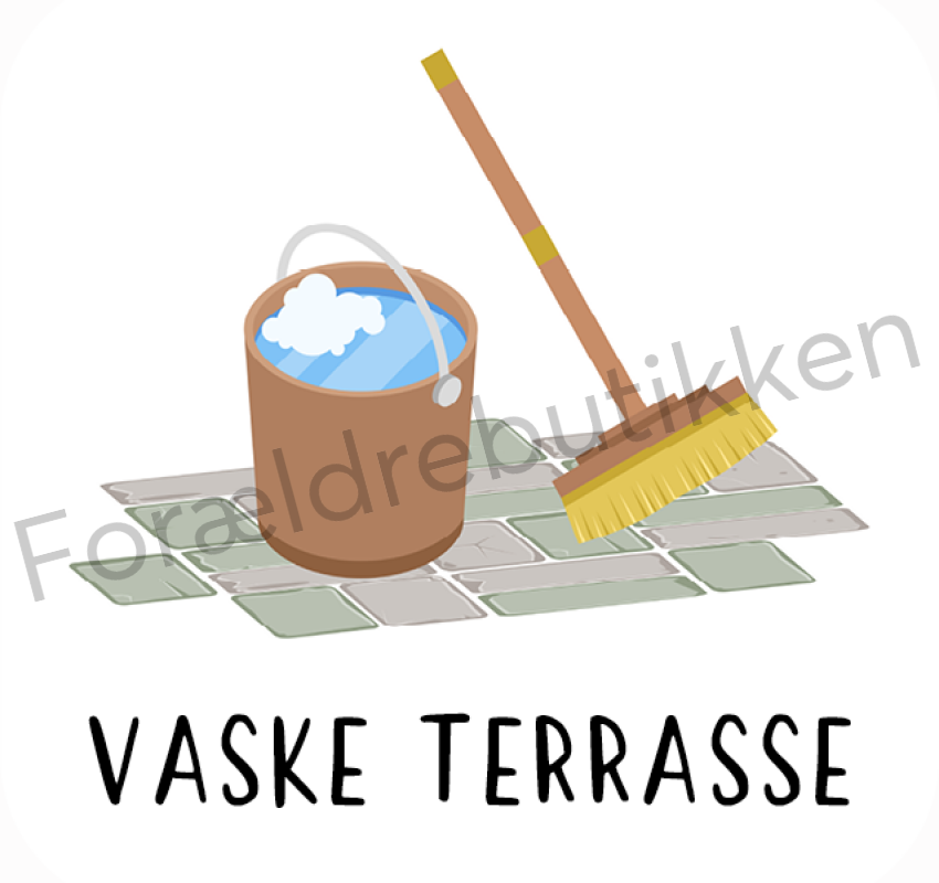 Piktogram - Vaske Terrasse Pædagogisk Legetøj