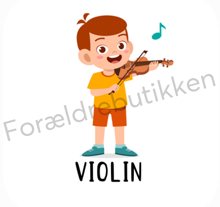 Piktogram - Violin Pædagogisk legetøj