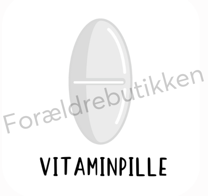 Piktogram Brik - Vitaminpille Pædagogisk Legetøj
