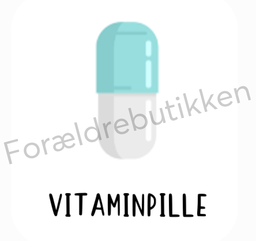 Piktogram Brik - Vitaminpille Pædagogisk Legetøj
