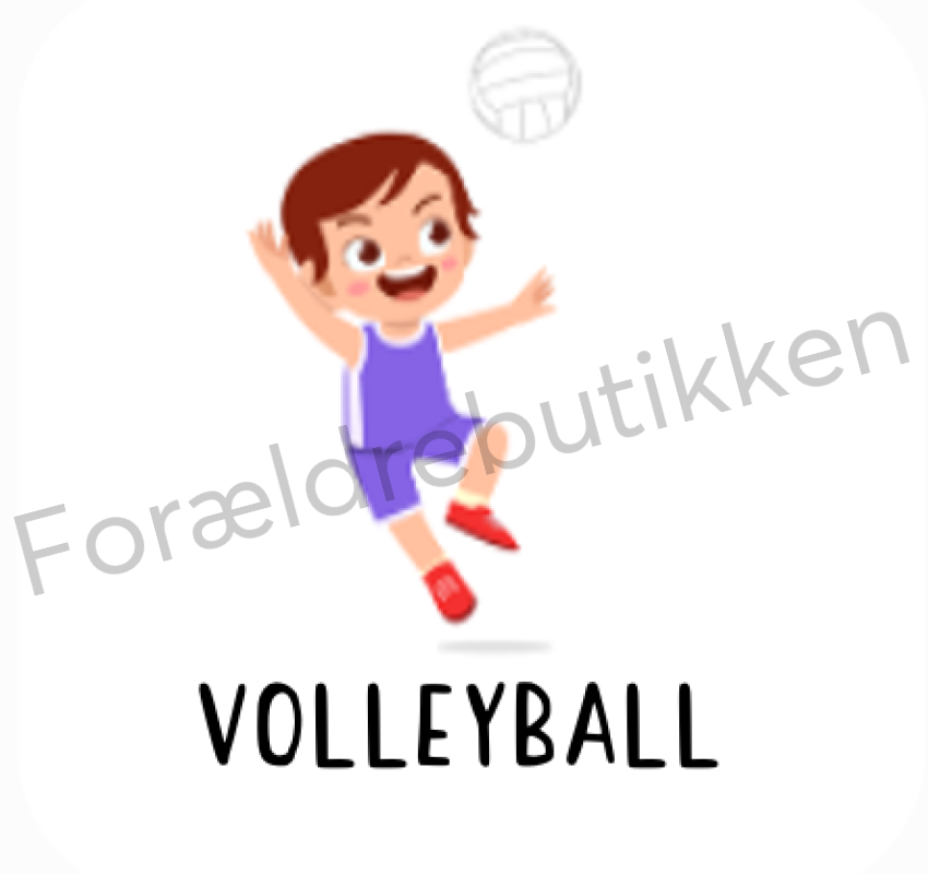 Piktogram - Volleyball (Dreng) Pædagogisk legetøj