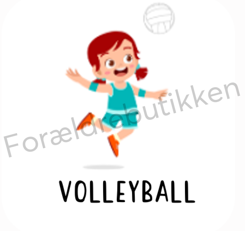 Piktogram - Volleyball (Pige) Pædagogisk legetøj