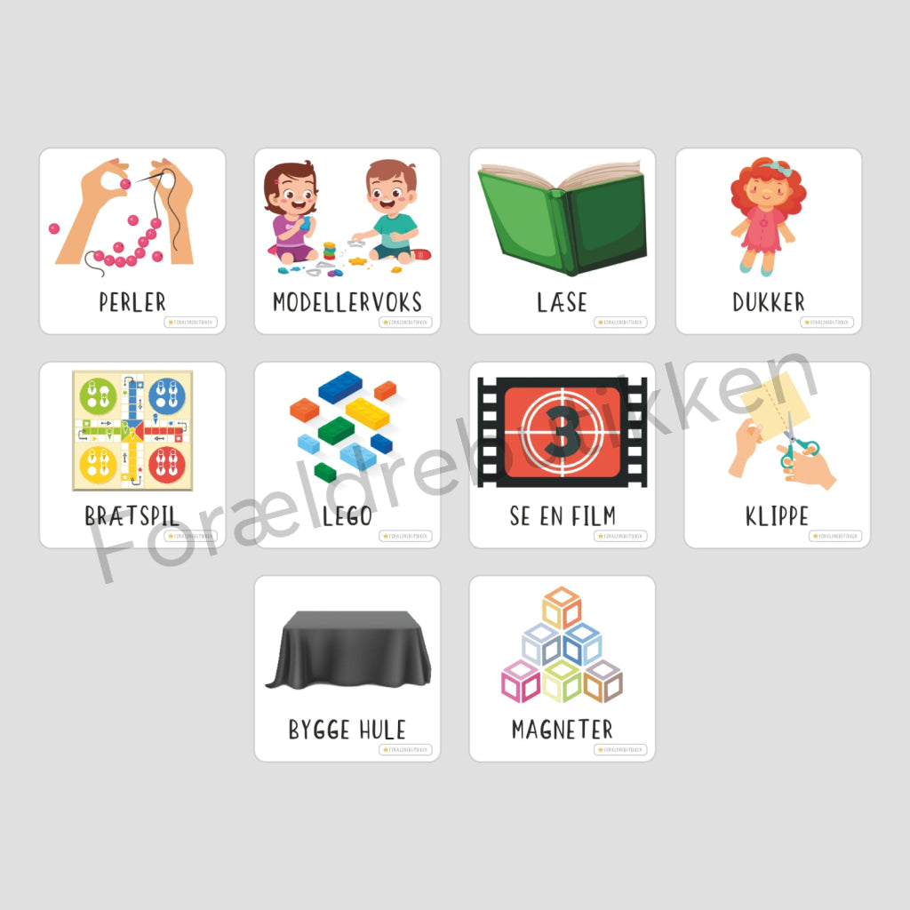 Piktogrampakke - Børnehave Pædagogisk legetøj