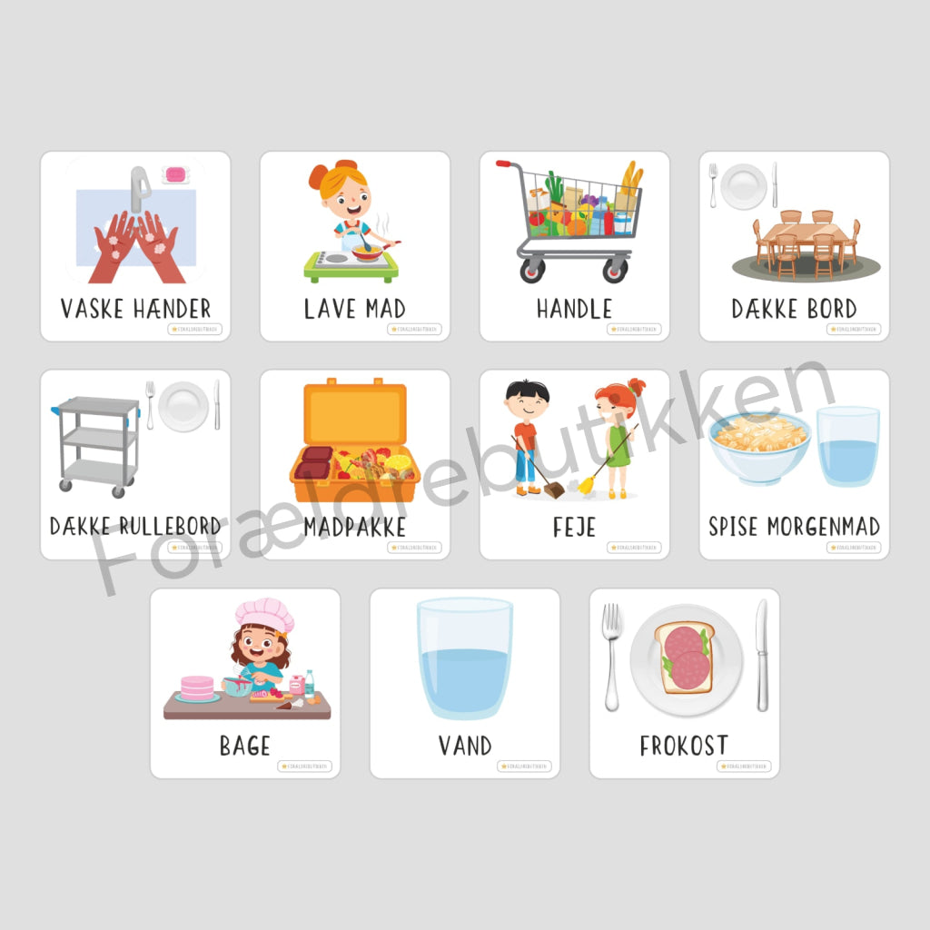 Piktogrampakke - Børnehave Pædagogisk legetøj