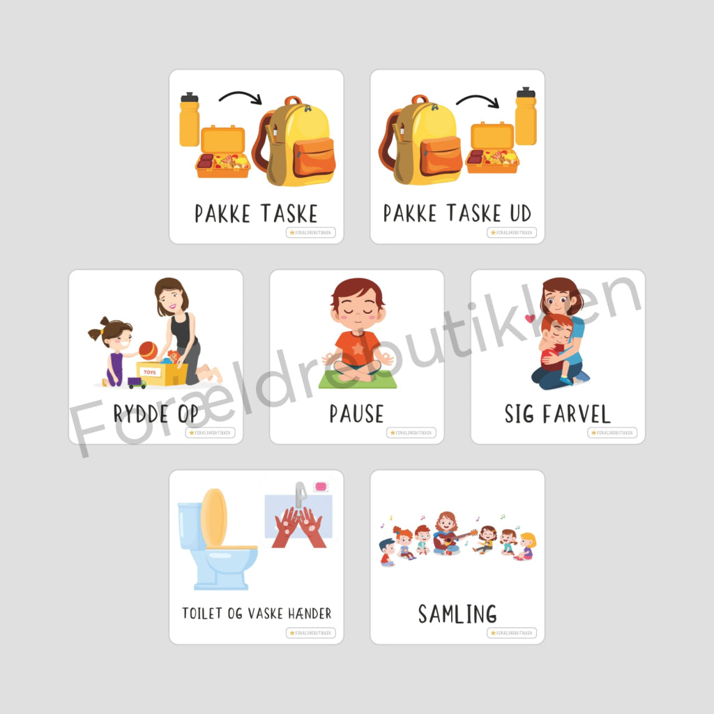 Piktogrampakke - Børnehave Pædagogisk legetøj