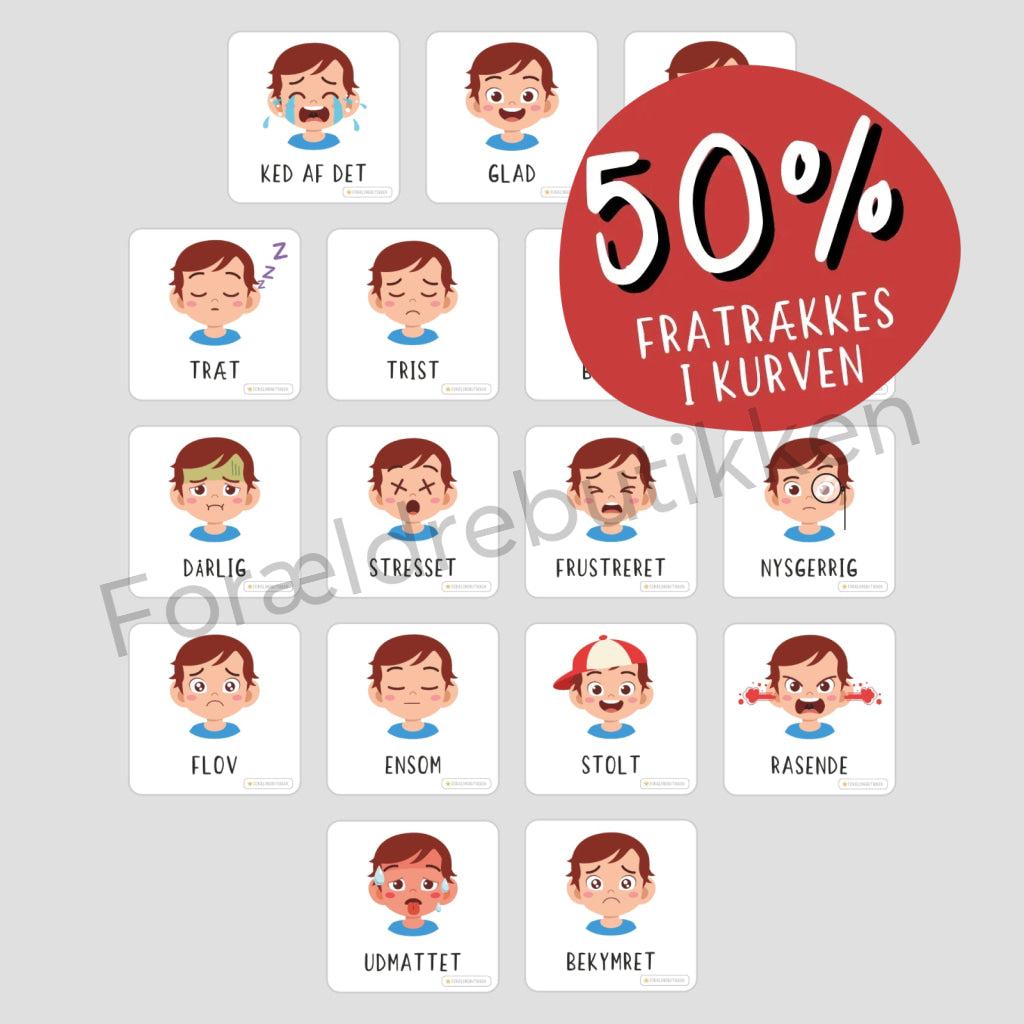 Piktogrampakke - Humør Pædagogisk legetøj