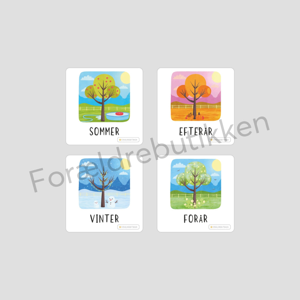 Piktogrampakke - Tøj og årstider Pædagogisk legetøj