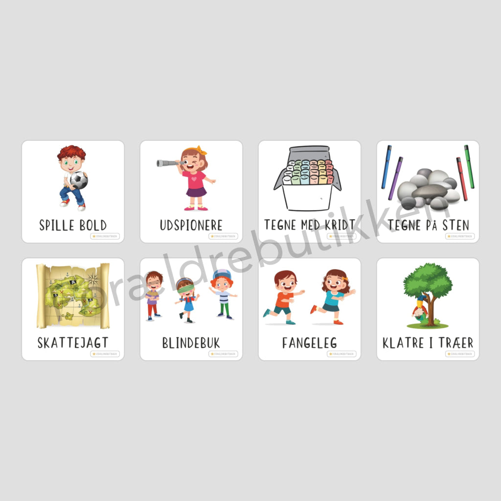 Piktogrampakke - Udeaktiviteter Pædagogisk legetøj