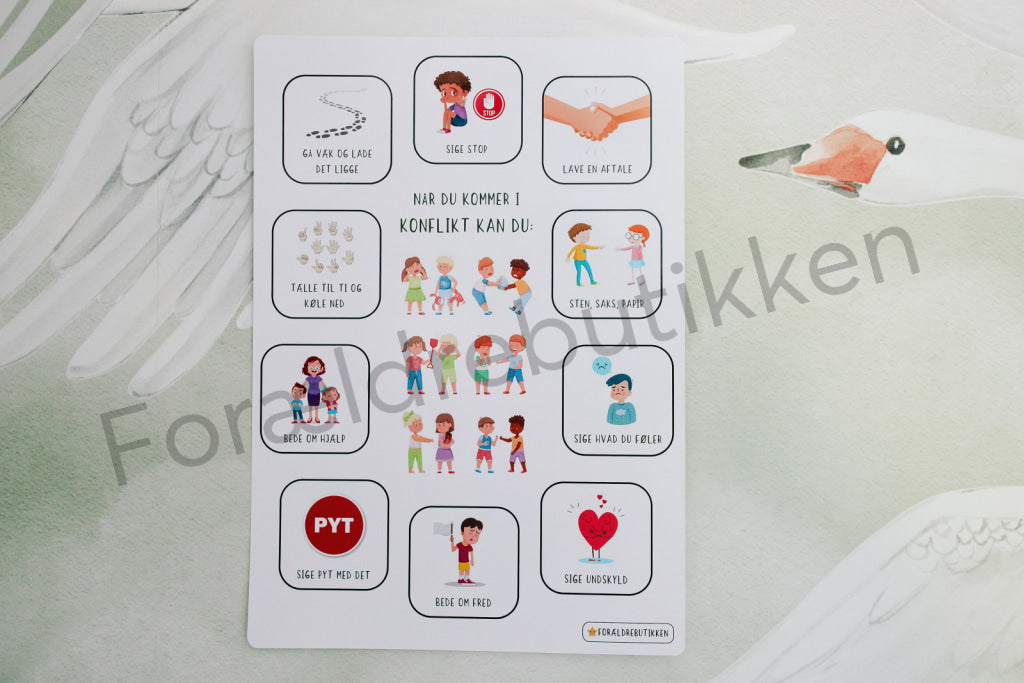 Plakat - Konfliktløsning (A4)