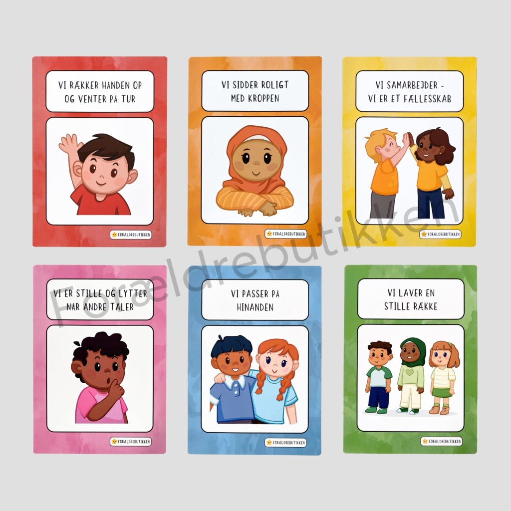 Plakat sæt - Klasse regler