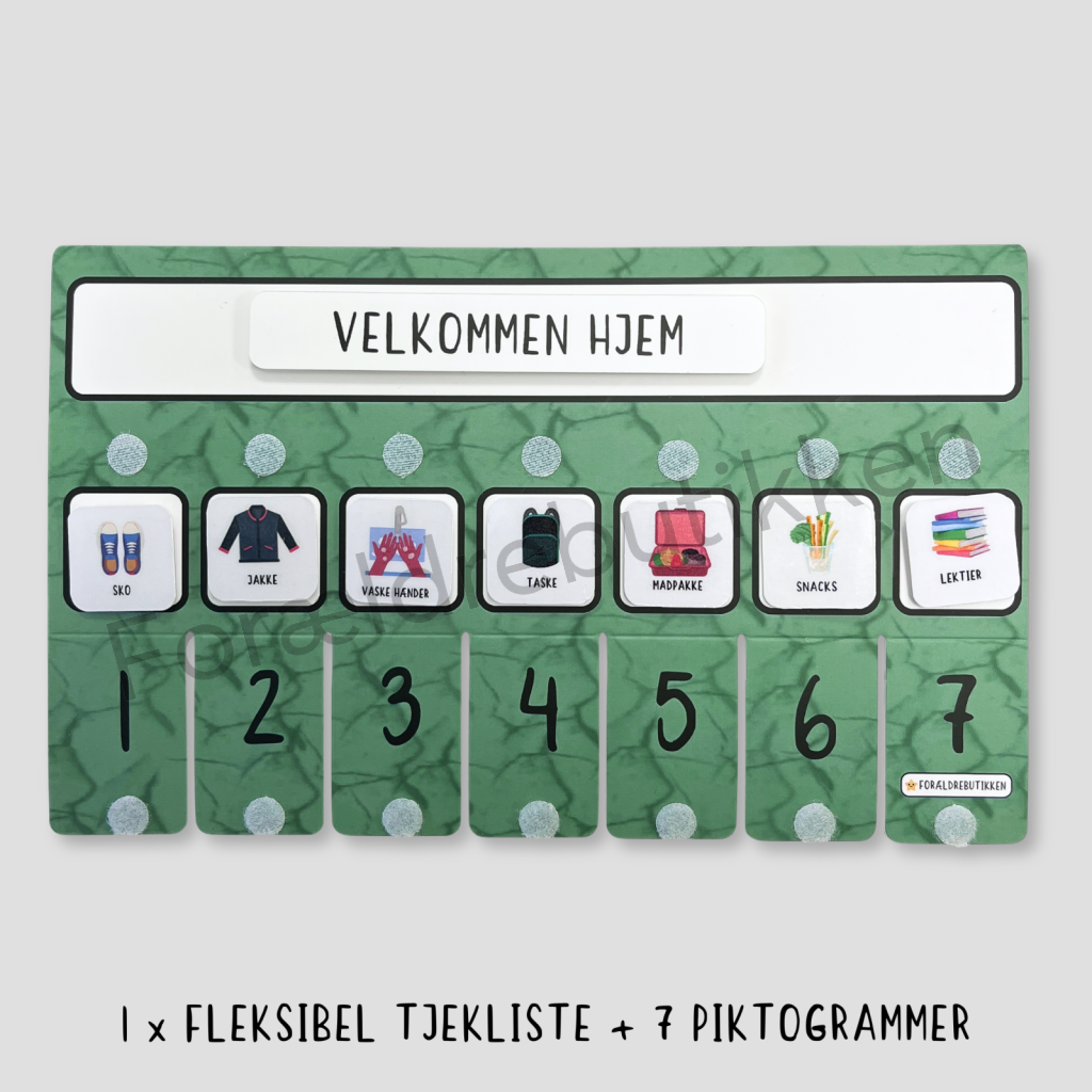 forældrebutikkens velkommen hjem tjekliste