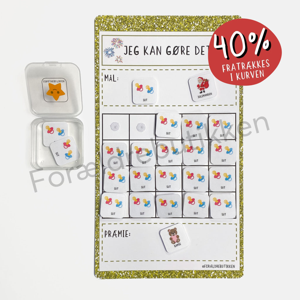 Stjernetavle - Jeg kan gøre det! - Farvel til sut