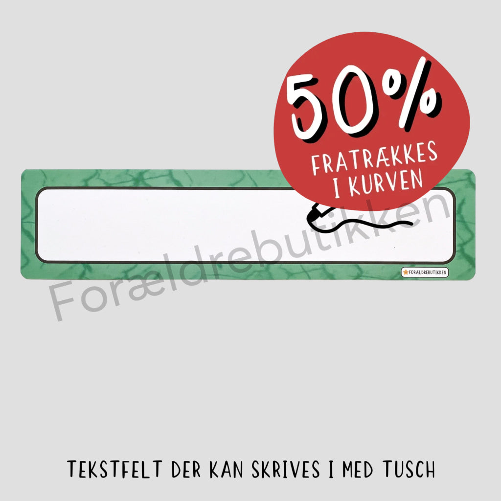 Strimmel - Tekstfelt - Til institution Pædagogisk legetøj