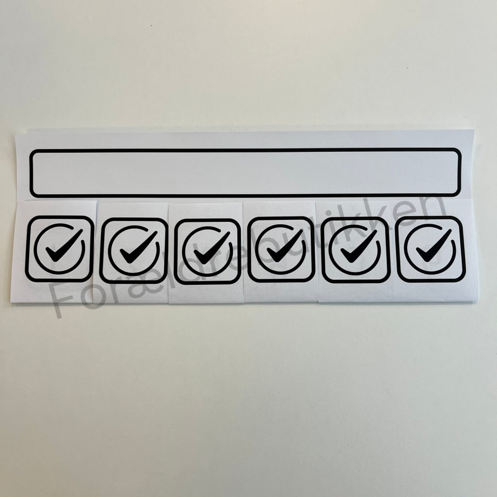 Tegn Selv - Tjekliste