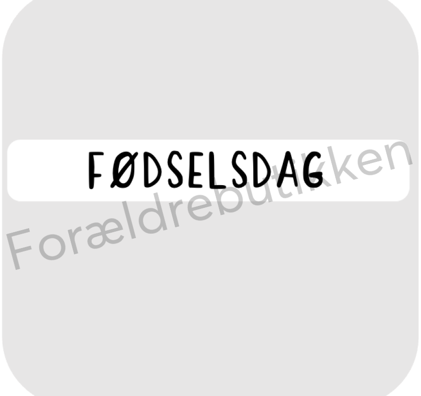 Titel Brik - Fødselsdag Pædagogisk Legetøj